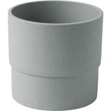 Plastik saksı, gri, 12 cm