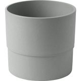 Plastik saksı, gri, 15 cm