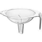Plastik Saplı Huni - 13X8X7 cm - Kulplu Plastik Huni 100 ml - 1 Adet/paket - Seçenek 1 - Antrasit