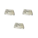 Plastik Şeffaf Beyaz Sup Kaşık - Tatlı Dondurma Kaşığı - 12.5 Cm. - 50 Adetlik 3 Paket