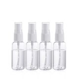 Plastik Şeffaf Sprey Şişeleri,Irfora 4 Paket 30 ml Sprey Şişeleri Ince Sis Şeffaf Boş Plastik Sprey Şişeleri Doldurulabilir Şişe Parfüm Atomizer Konteyner Temel Seyahat için