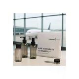 Plastik Seyahat Boy 100Ml Füme Şişe Ve Kavanoz 4’Lü Set – Çantalı Seyahat Kiti