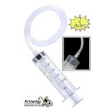 Plastik Siringa Hortumlu Buyuk 60 Ml 2 Paket Sivi Emme Enjektoru Okul Deney Evcil Hayvan Besleme