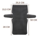 Plastik Siyah Çanta Kanvas -25,5cm-50cm