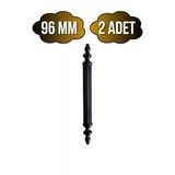 Plastik Siyah Kulp Mobilya Ve Dolap Kulpu(Siyah)(96Mm - 128Mm - 160Mm) Siyah 96Mm 96Mm - 2 Adet