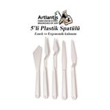 Plastik Spatül 5 Li Set Resim Ve Heykel Plastik Spatula Esnek Pla