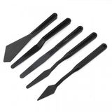 Plastik Spatül Set 5'li Siyah