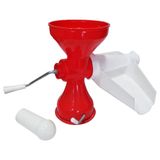 PLASTİK SÜZGEÇLİ - HAZNELİ SALÇA MAKİNESİ METAL KOLLU EV YAPIMI FİRESİZ PRATİK KULLANIM BRKT-312007 (5264)