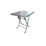 Plastik Tabla Kamp Masası Balkon Masası 60 60cm Gri