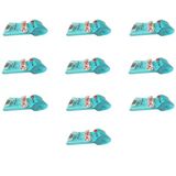 Plastik Turkuaz Renk Kaşık - Parti Davet Piknik Çorba Yemek Kaşığı - 18 Cm. - 25 Adetlik 10 Paket
