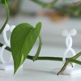 Plastik Yapışkanlı Kablo Tutucu Kelebek 50Li Paket