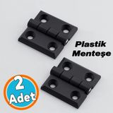 Plastik Yaprak Menteşe 30X30 Mm Dayanıklı 2 Adet Set Küçük Dolap Çekmece Kapak Mobilya Menteşe