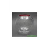 Plastik Yuvarlak Fanus 1 Adet 15 Cm (K)