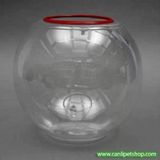 Plastik Yuvarlak Fanus 1 Adet 20 Cm (B)