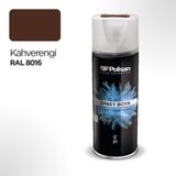 Plastik Yüzey Kahverengi Sprey Boya 400 ml - Ral 8016