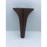 Plastik,19*10*10 cm Ceviz Koltuk,ünite,berjer,mobilya Ayağı (4 Adet) - yok