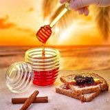 Plastlife KP-124 Bal Reçel Pekmez Kavanozu ve Kaşığı