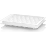 Plastlife Yeni Nesil Pratik Damla, Küre Buz Kalıbı | Kapaklı 33 Bölmeli Damla Model Buz Kalıbı KP-155 - Beyaz