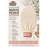 Plastmarket %100 Floş Ipek Banyo Kesesi - Peeling Eldiveni - Hamam Kesesi - Vücut Bakım Lifi - Ölü Deri Temizley