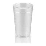 Plastport Kırılmaz Kumlu Bardak 400 ml - 100 Adet - Şeffaf