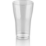 Plastport Kırılmaz Tulip Bardak 400 ml - 12 Adet - Şeffaf