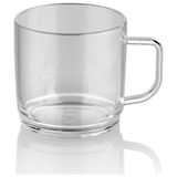 Plastport Polikarbon Çay Kahve Kupası - Şeffaf 300 ml
