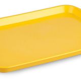 Plastport Servis Tepsisi 32x44 cm - Sarı - 6 Adet