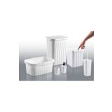 plastyol 6'lı Çeyiz Seti - Kirli Çamaşır Sepeti, Sele Ve 4'lü Banyo Seti - Beyaz