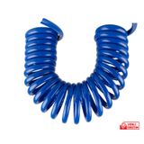 Plasyay 8x14 mm 2.5 mt Mavi Spiral Basınçlı Kompresör Hava Hortumu