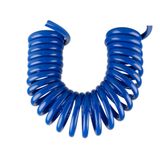 Plasyay 8x14 mm 3.5 mt Mavi Spiral Basınçlı Kompresör Hava Hortumu