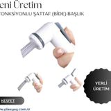 Plasyay plastik mandallı tekne yat karavan duş ve taharet matik başlığı