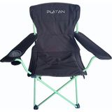 Platan Chair Ones-B Basic Katlanır Kamp Sandalyesi - ebat - Yeşil - Gri