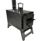 Platan Handy Ones-E Paslanmaz Katlanır Kamp Çadır Sobası - Açık hali 38x20x32cm ebatlarındadır Kapalı hali 38x20x6cm ebatlarındadır Ağırlığı 5,8kg'dır - Gri