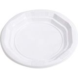 Plates Tek Kullanımlık Plastik Tabak 19 cm 100'LÜ
