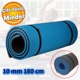 Plates Yoga Mati Pratik Minder Cift Yonlu Su Tutmaz Renkli 180X60 Spor Doga Yuruyusu Kamp Sungeri