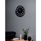 Platin 36 Cm Asil Dekoratif Duvar Saati Gümüş