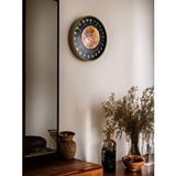 Platin 36 Cm Kahverengi 24 Saat Göstergeli Duvar Saati