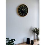 Platin 36 Cm Kahverengi Gold Roma Rakamlı Duvar Saati
