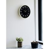 Platin 36 Cm Krem Arapça Rakamlı Duvar Saati