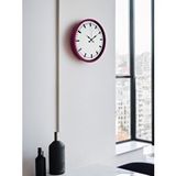 Platin 36 Cm Pembe Dekoratif Duvar Saati