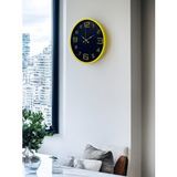 Platin 36 Cm Sarı Gold Rakamlı Duvar Saati