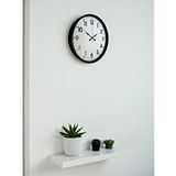 Platin 36 Cm Siyah Duvar Saati