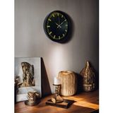 Platin 36 Cm Siyah Şık Duvar Saati