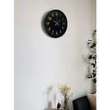 Platin 36 Cm Siyah Standart Duvar Saati