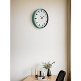 Platin 36 Cm Turkuaz Sade Şık Duvar Saati