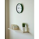 Platin 36 Cm Yeşil Modern Dekoratif Duvar Saati