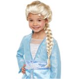 Platin Altın Dore Renk Karlar Ülkesi Elsa Frozen Peruğu Çocuk Boy (50001)