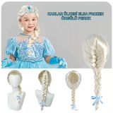 Platin Altın Dore Renk Karlar Ülkesi Elsa Frozen Peruğu Çocuk Boy P149131s2558