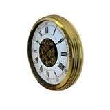 Platin Aurelius Gold 60 Cm Çarklı Duvar Saati Altın