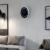 Platin Beyaz Elegance 36 Cm Duvar Saati